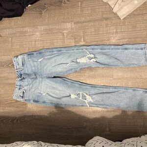 Hollister Light Blue Distressed Jeans